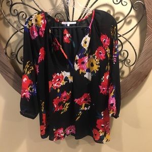 Violet + Claire Floral Blouse